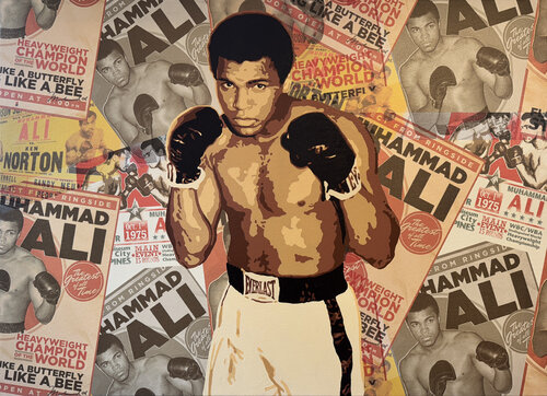 ALI (The Greatest) di Michel Acosta Perez, Pittura in vendita su Singulart