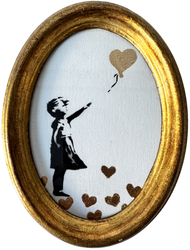 Banksy update available (Sacred Like) de Michel Acosta Perez, Pintura a la venta en Singulart