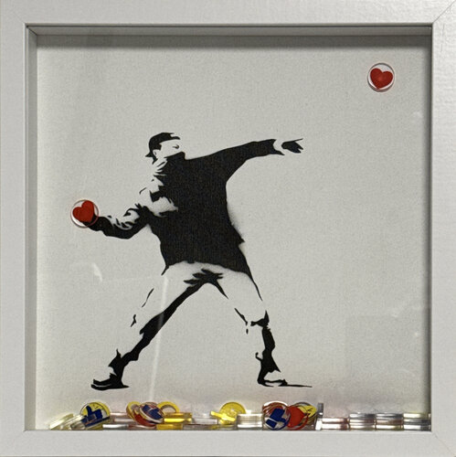 Banksy update available “The Last Like” by Michel Acosta Perez, Painting for Sale on Singulart