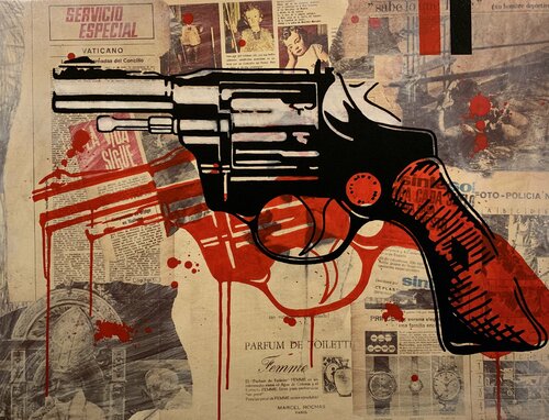GUN di Michel Acosta Perez, Altri media in vendita su Singulart