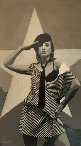 YES SIR di Michel Acosta Perez, Pittura in vendita su Singulart