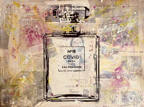 Nº 19 (COVID) par Michel Acosta Perez, Peinture en vente sur Singulart