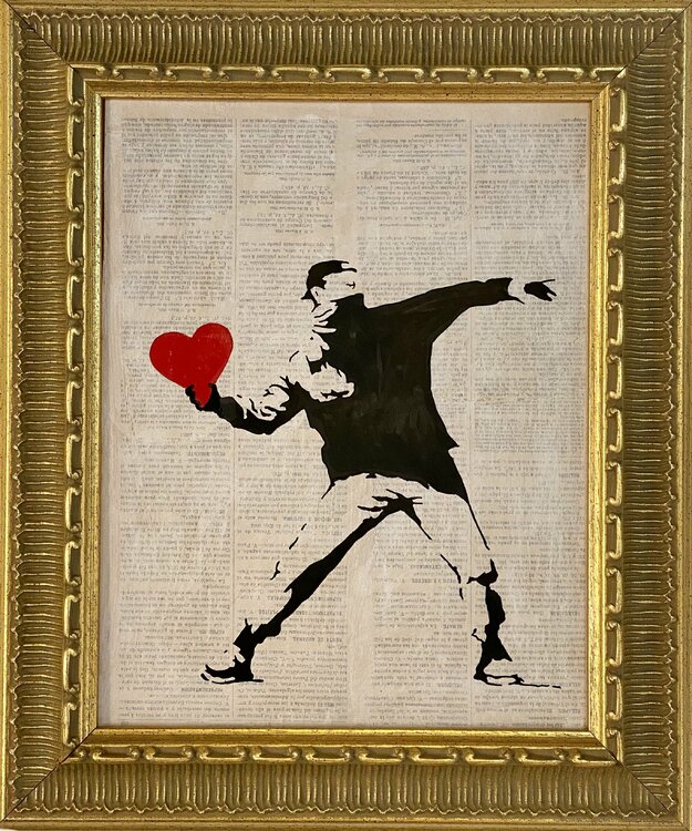 Banksy update available (TAKE LIKE) Michel Acosta Perez