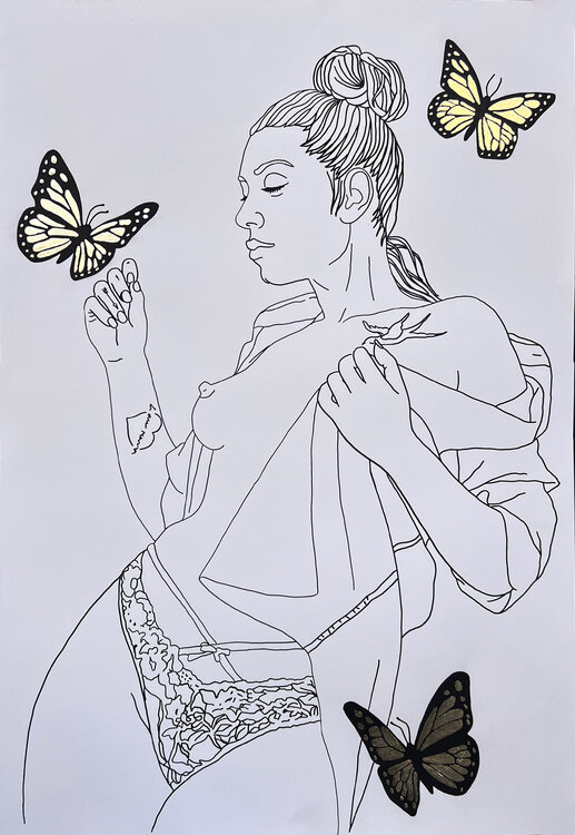 "BUTTERFLIES" (Venus) Michel Acosta Perez