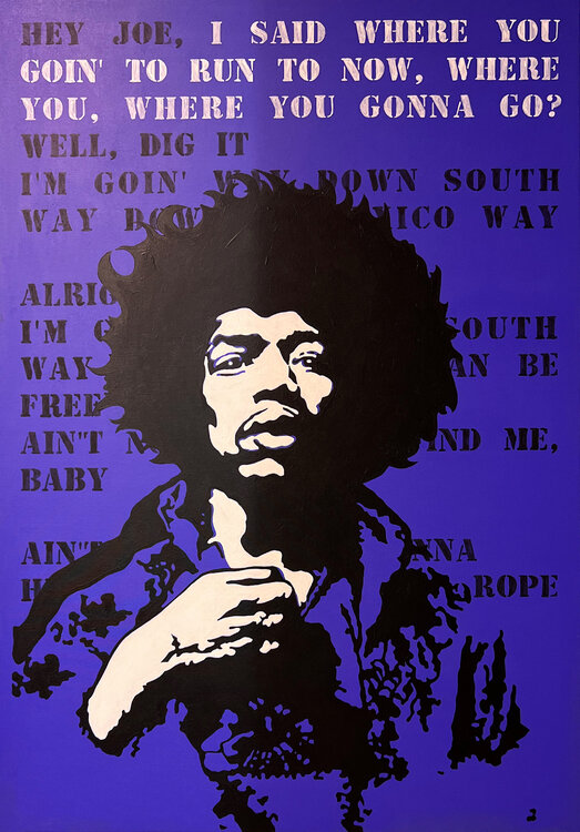 HEY JOE (BLUE) Michel Acosta Perez