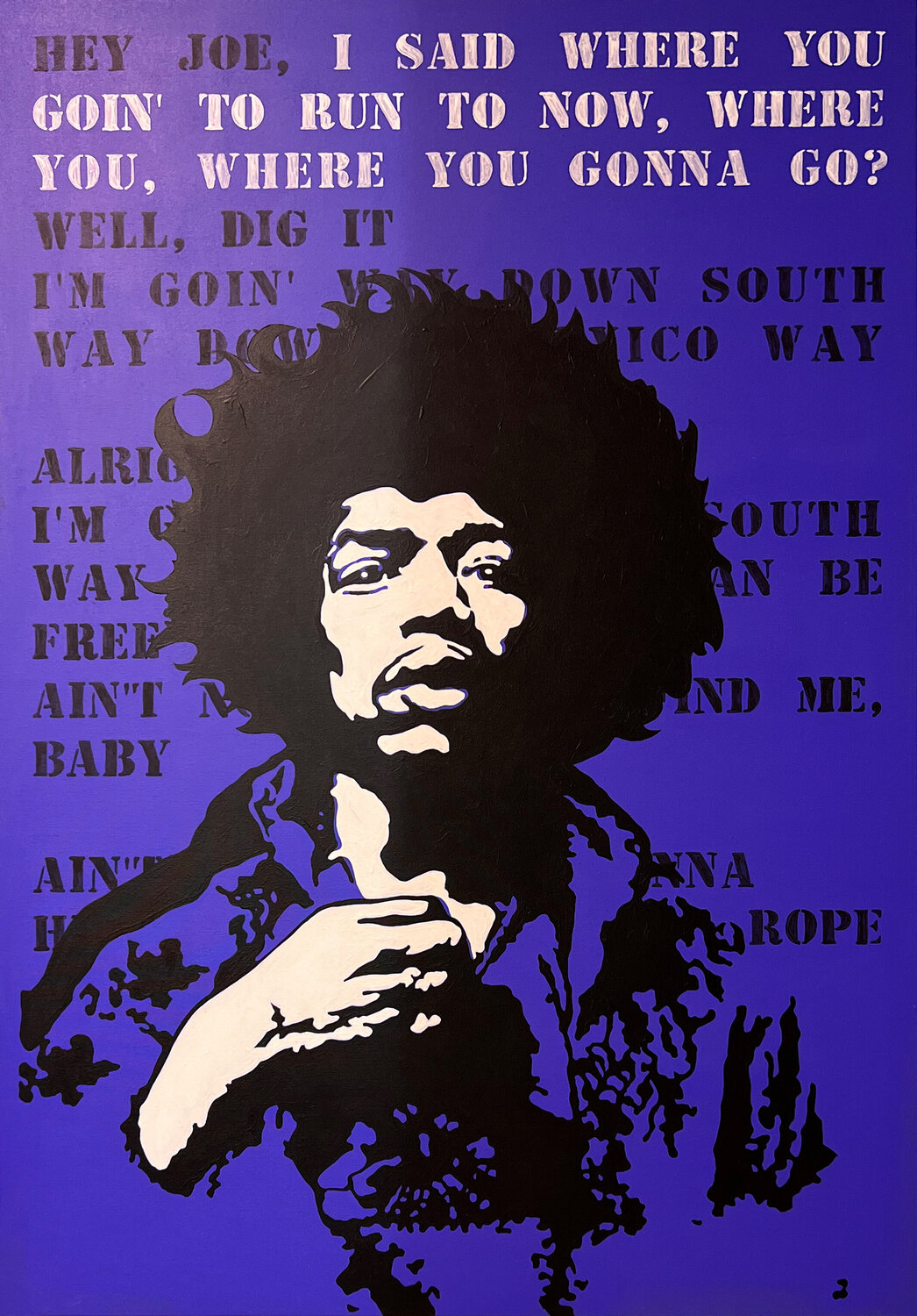 HEY JOE (BLUE) Michel Acosta Perez