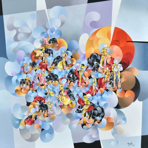 Paseo a ronda von Antoine HARILLO, Druck kaufen auf Singulart