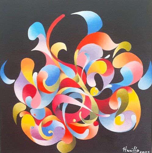 Volutes 2 von Antoine HARILLO, Malerei kaufen auf Singulart