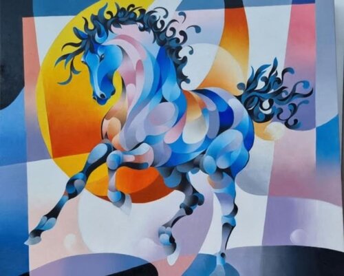 Libre en couleur von Antoine HARILLO, Malerei kaufen auf Singulart