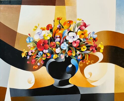 Bouquet de Volutes von Antoine HARILLO, Druck kaufen auf Singulart