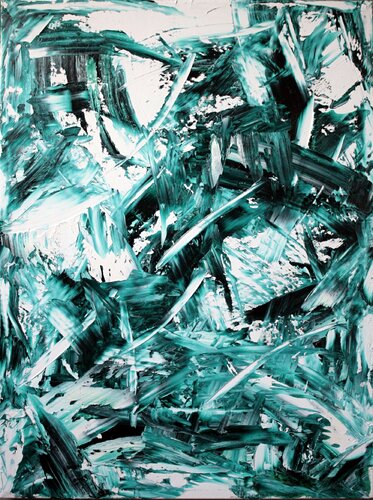 Phthalo blue green di Giuseppe Pastore, Pittura in vendita su Singulart