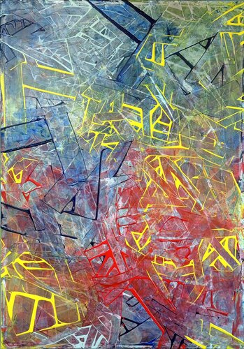 Geometria entropica di Giuseppe Pastore, Pittura in vendita su Singulart