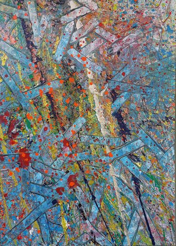 Viaggio di notte van Giuseppe Pastore, Schilderij te koop op Singulart