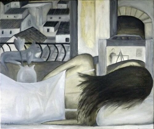 The Artist van Giuseppe Pastore, Schilderij te koop op Singulart