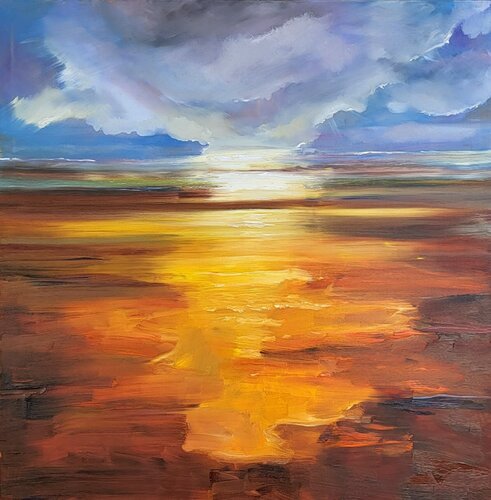 Sunset van Sabine Huening, Schilderij te koop op Singulart
