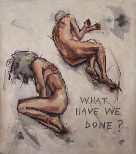 what have we done by Claudia Barbu, Painting for Sale on Singulart