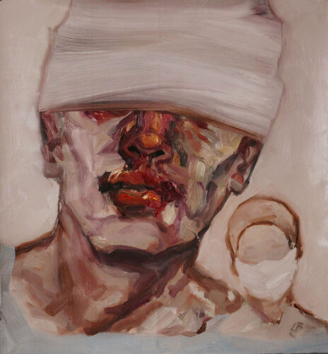 Face Masks di Claudia Barbu, Pittura in vendita su Singulart