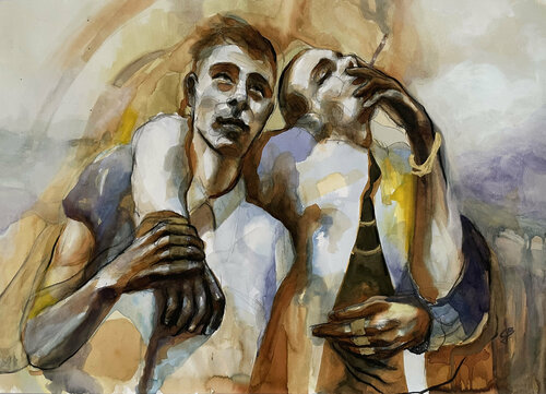 boys di Claudia Barbu, Opera su carta in vendita su Singulart