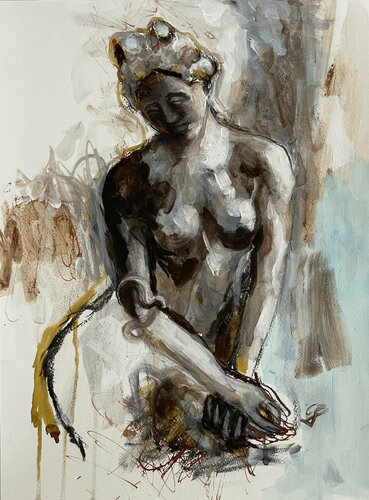 Figure di Claudia Barbu, Opera su carta in vendita su Singulart