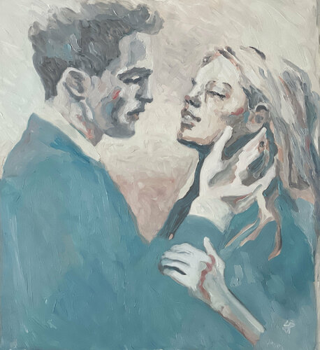 Out of Blue by Claudia Barbu, 油畫 for Sale on Singulart