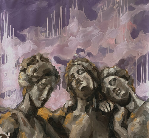 EMPIRES di Claudia Barbu, Pittura in vendita su Singulart