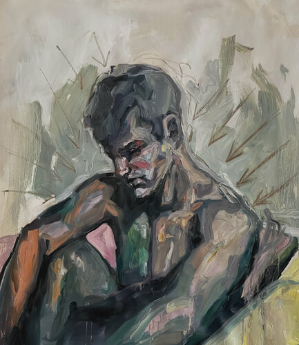 There Is Pressure Everywhere van Claudia Barbu, Schilderij te koop op Singulart