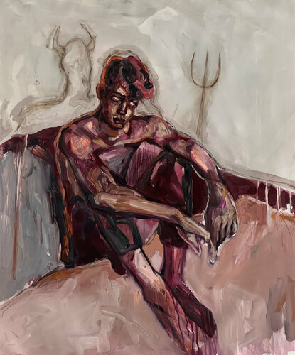 Ghost Inside by Claudia Barbu, Painting for Sale on Singulart