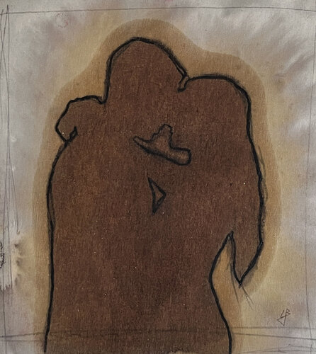 Rising couple von Claudia Barbu, Malerei kaufen auf Singulart