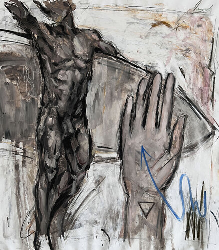 Surfer van Claudia Barbu, Schilderij te koop op Singulart