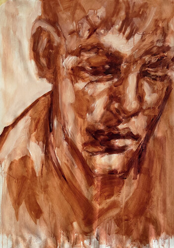 Falling van Claudia Barbu, Schilderij te koop op Singulart