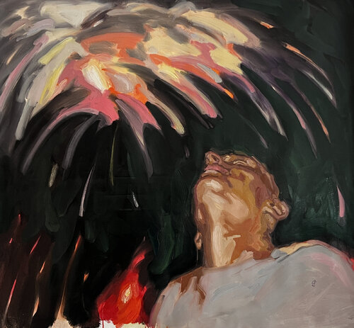 FireWorks von Claudia Barbu, Malerei kaufen auf Singulart