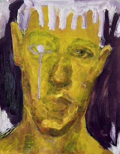 Boy Joy van Claudia Barbu, Schilderij te koop op Singulart
