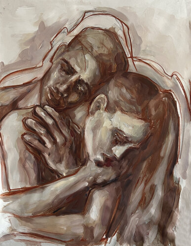 Feel It Burning by Claudia Barbu, Painting for Sale on Singulart