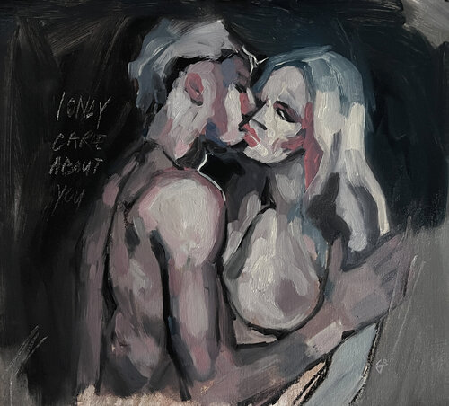 Angel Baby van Claudia Barbu, Schilderij te koop op Singulart