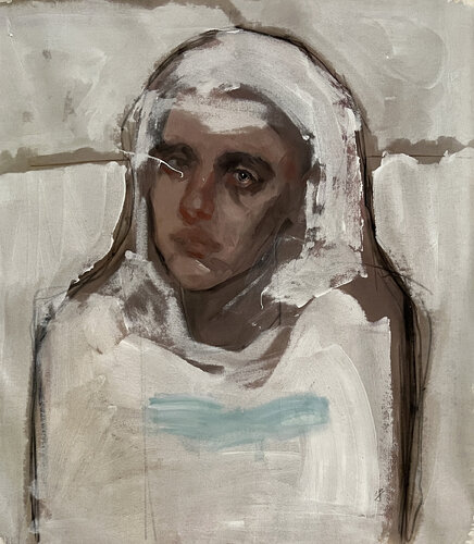 Sad girls have always been my favorite von Claudia Barbu, Malerei kaufen auf Singulart