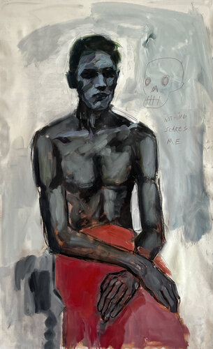 nothing scares me by Claudia Barbu, Painting for Sale on Singulart