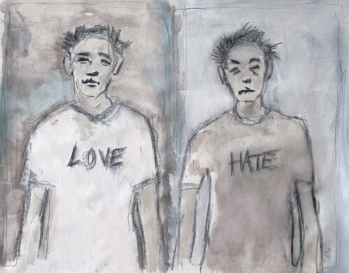 a heart for all voices di Claudia Barbu, Pittura in vendita su Singulart