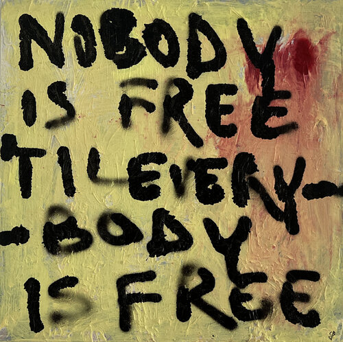 in alignment di Claudia Barbu, Pittura in vendita su Singulart