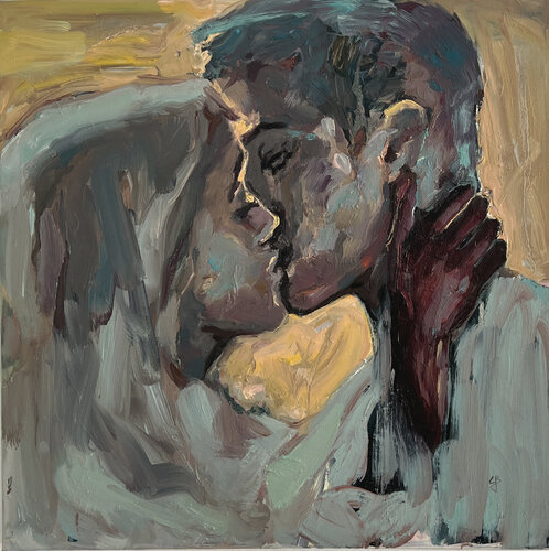 A Kiss de Claudia Barbu, Pintura a la venta en Singulart