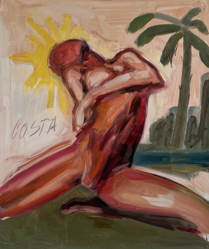 coast by Claudia Barbu, Painting for Sale on Singulart