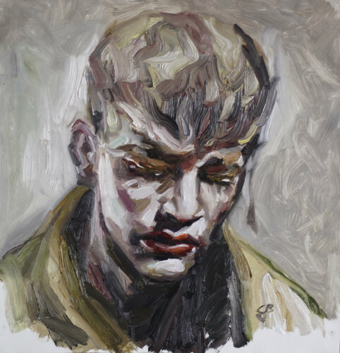 THINKER di Claudia Barbu, Pittura in vendita su Singulart