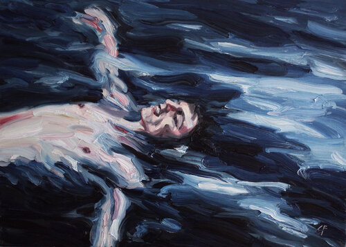 Deep Like An Ocean di Claudia Barbu, Pittura in vendita su Singulart