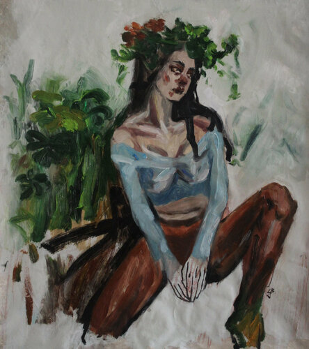 INSPIRED BY NATURE di Claudia Barbu, Pittura in vendita su Singulart