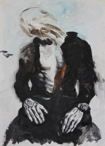 white gloves by Claudia Barbu, Painting for Sale on Singulart