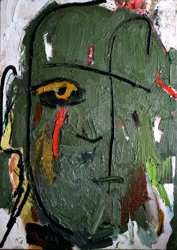 nature figure abstract by Claudia Barbu, 油畫 for Sale on Singulart