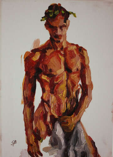 Adonis di Claudia Barbu, Pittura in vendita su Singulart