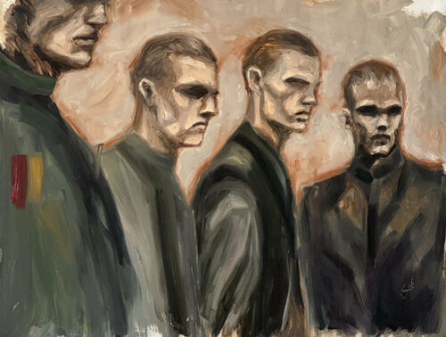 Federal Expressions by Claudia Barbu, 油畫 for Sale on Singulart