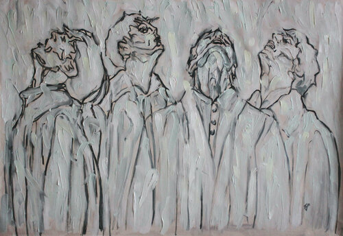 Cold November Rain di Claudia Barbu, Pittura in vendita su Singulart
