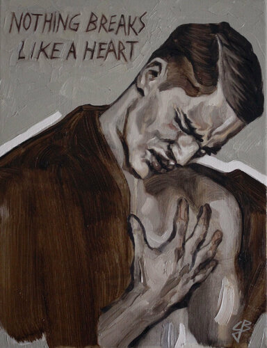 Broken Heart by Claudia Barbu, 회화 for Sale on Singulart