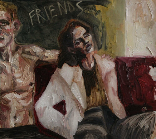 Friends par Claudia Barbu, Peinture en vente sur Singulart